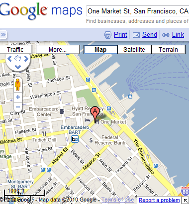 google maps detect location from ip address